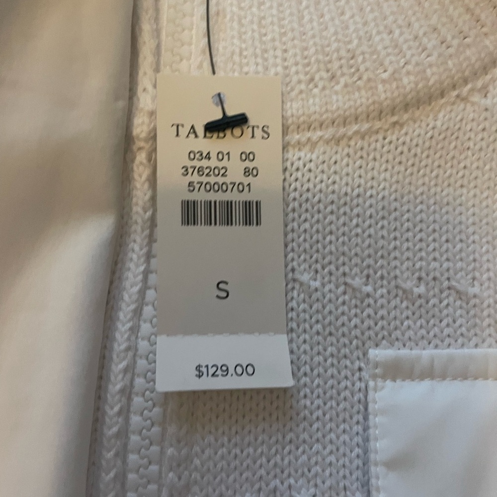 Talbots cable knit sweater - Picture 4 of 9